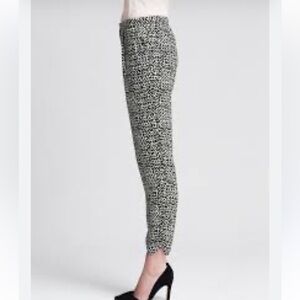 Banana Republic Black and White Patterned Pants
